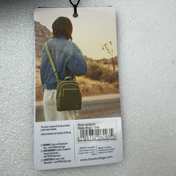 Travelon The Voyages Anti-Theft Tour Bag NWT - Picture 3 of 10